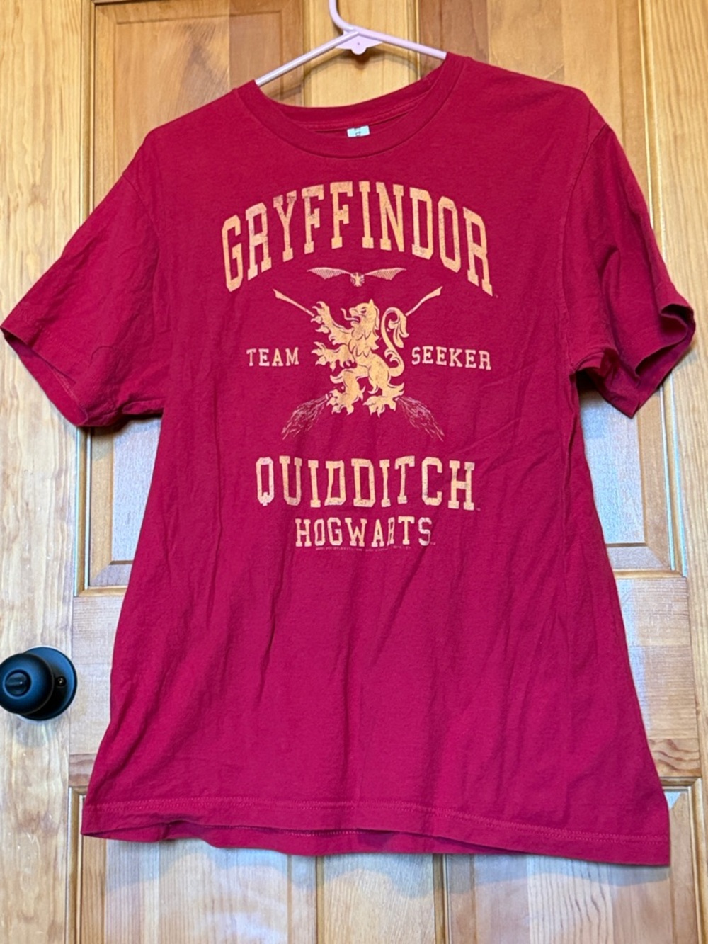 Tultex Gryffindor Red Quidditch Hogwarts Tee